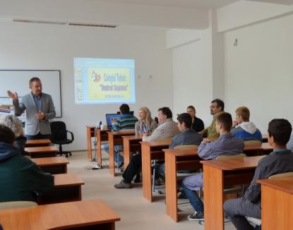 Burta pe carte! Elevii şcolii profesionale Eurobusiness şi-au întâlnit profesorii şi viitorii angajatori 